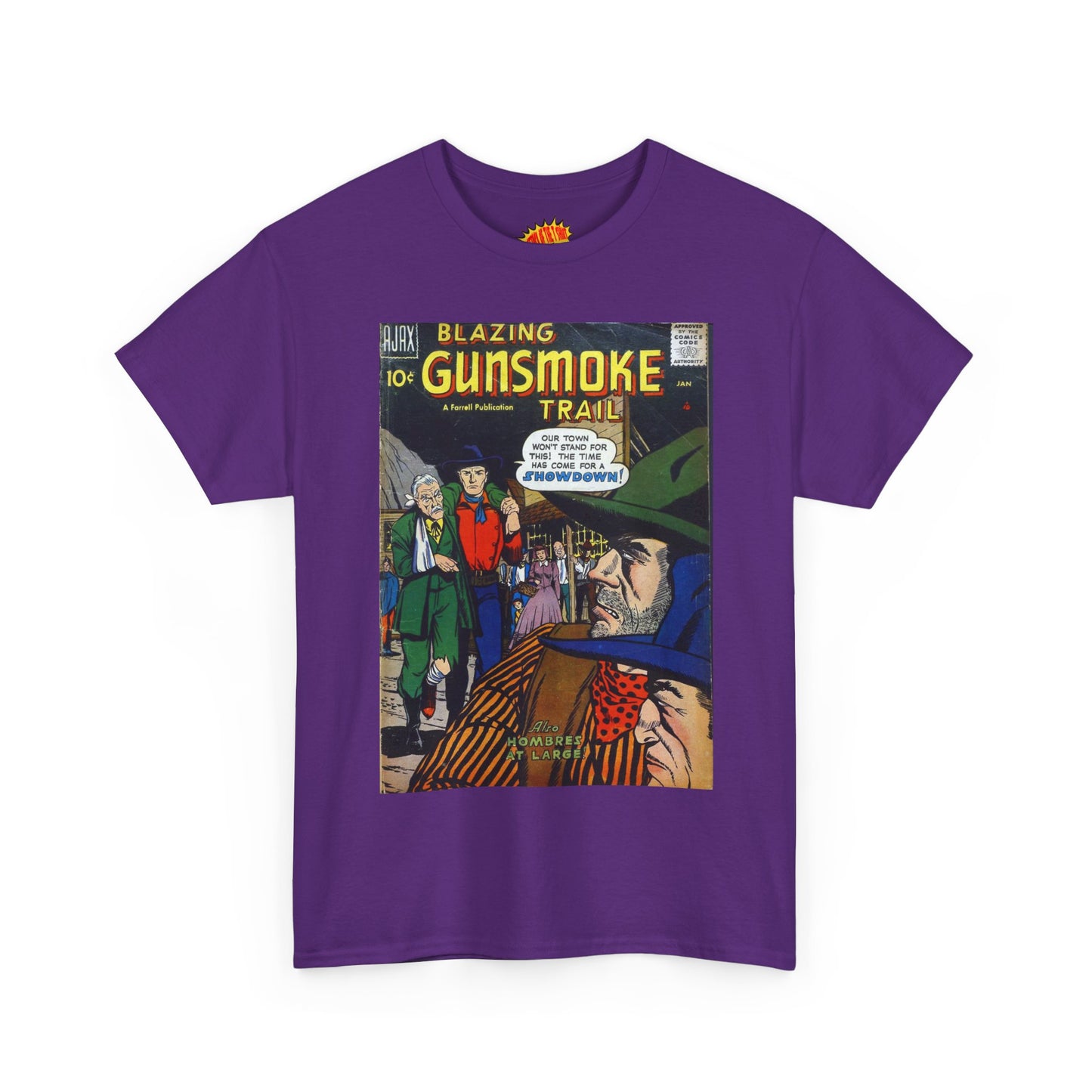 Gunsmoke Trail January Comic Tee Shirt *Multiple Colors*