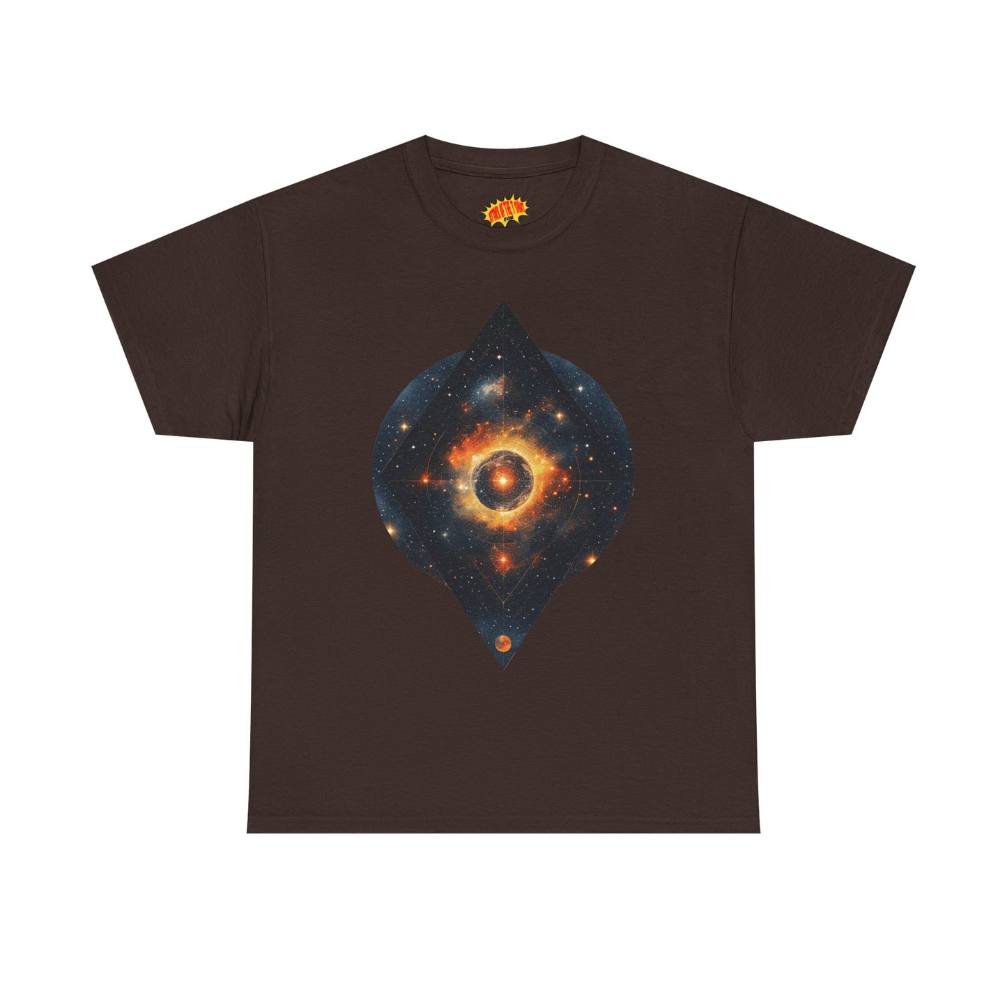 Rounded Diamond Shape Nebula Graphic Space Art Tee Shirt *Multiple Colors*