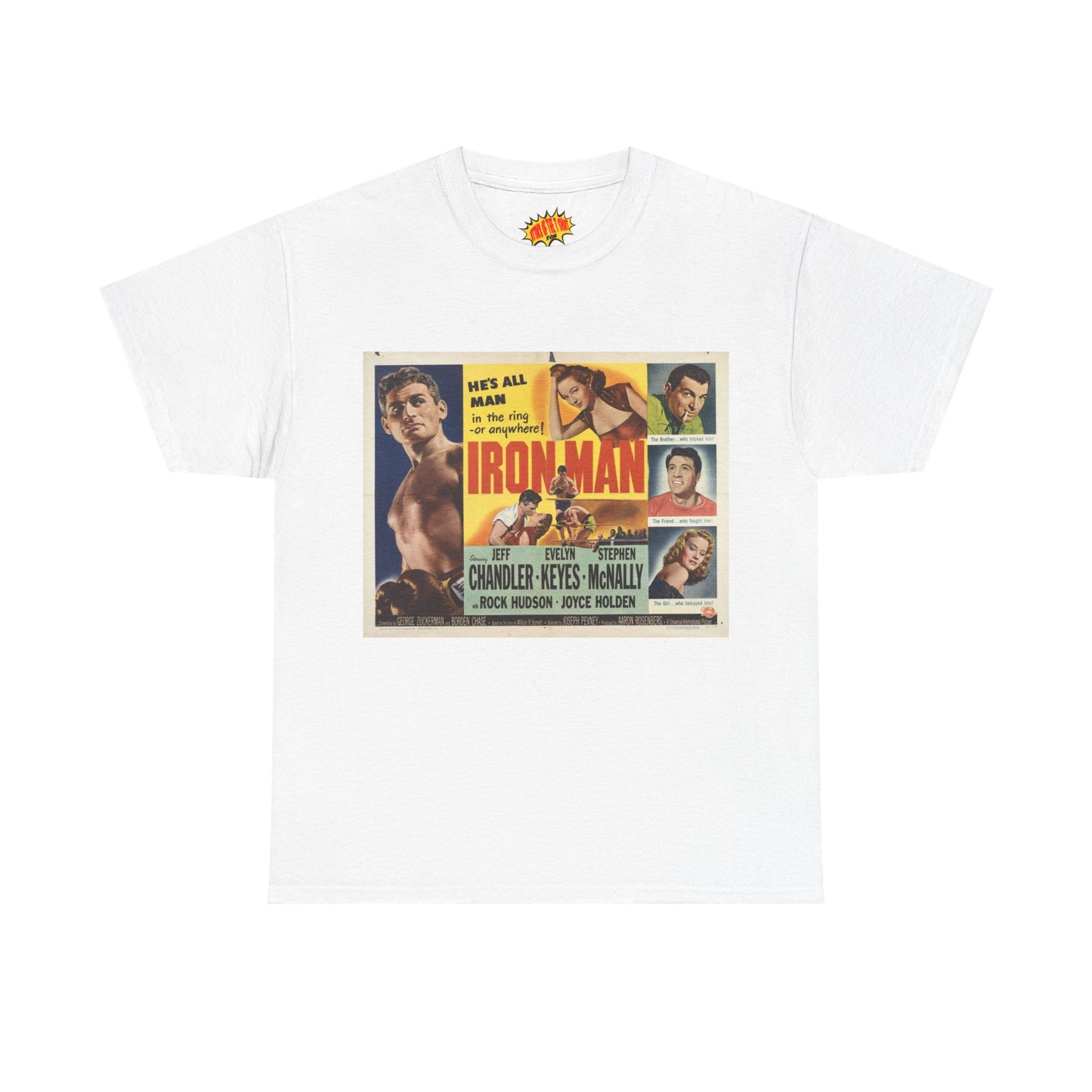 The Iron Man Movie Poster T-Shirt *Multiple Colors*