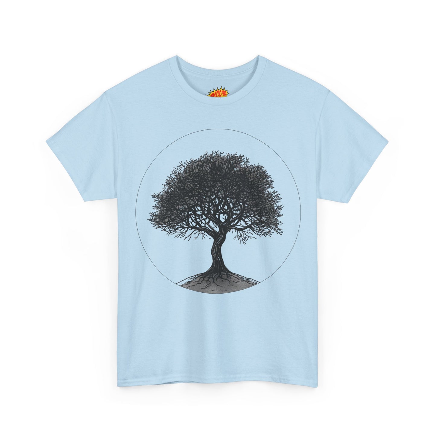 Circle Tree Sketch Drawing Graphic Art Tee Shirt *Multiple Colors*
