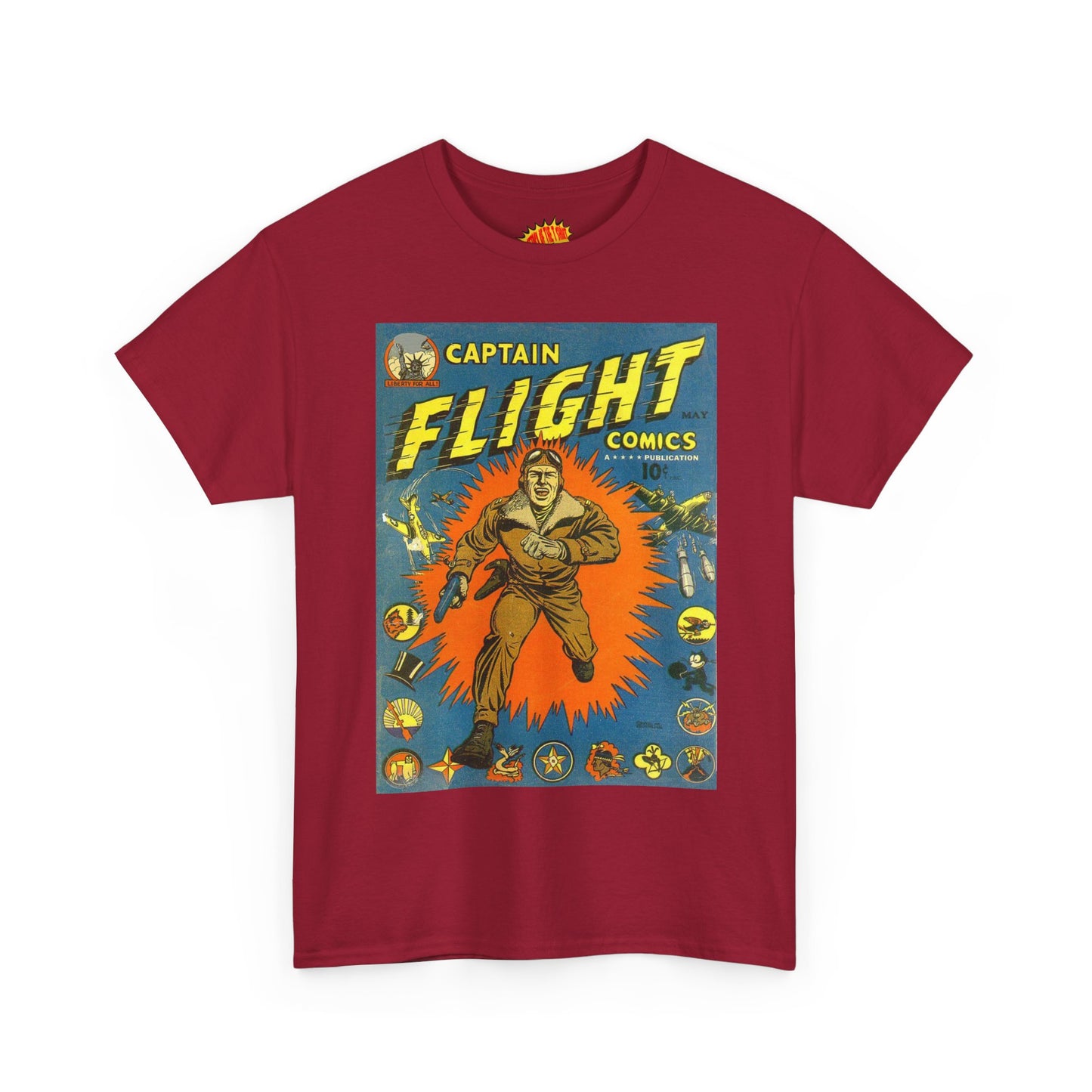 Captain Flight May Comic Tee Shirt *Multiple Colors*