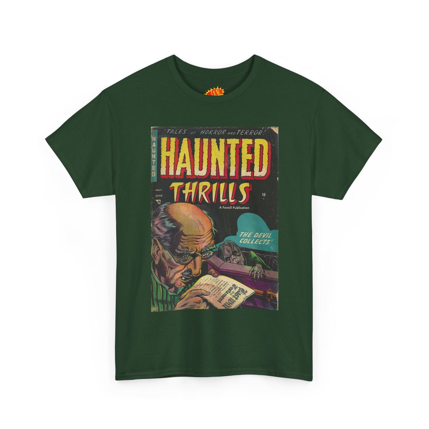 Haunted Thrills May - June Comic Tee Shirt *Multiple Colors*