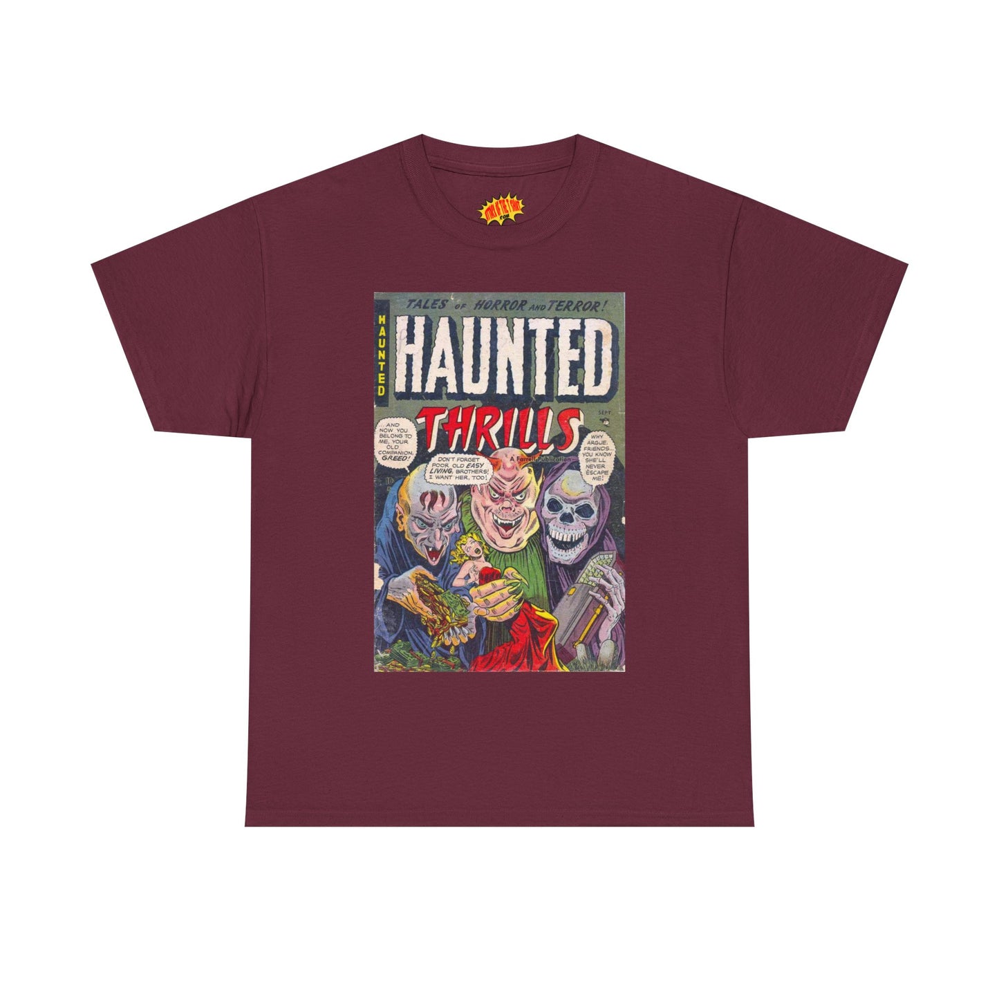 Haunted Thrills September Comic Tee Shirt *Multiple Colors*