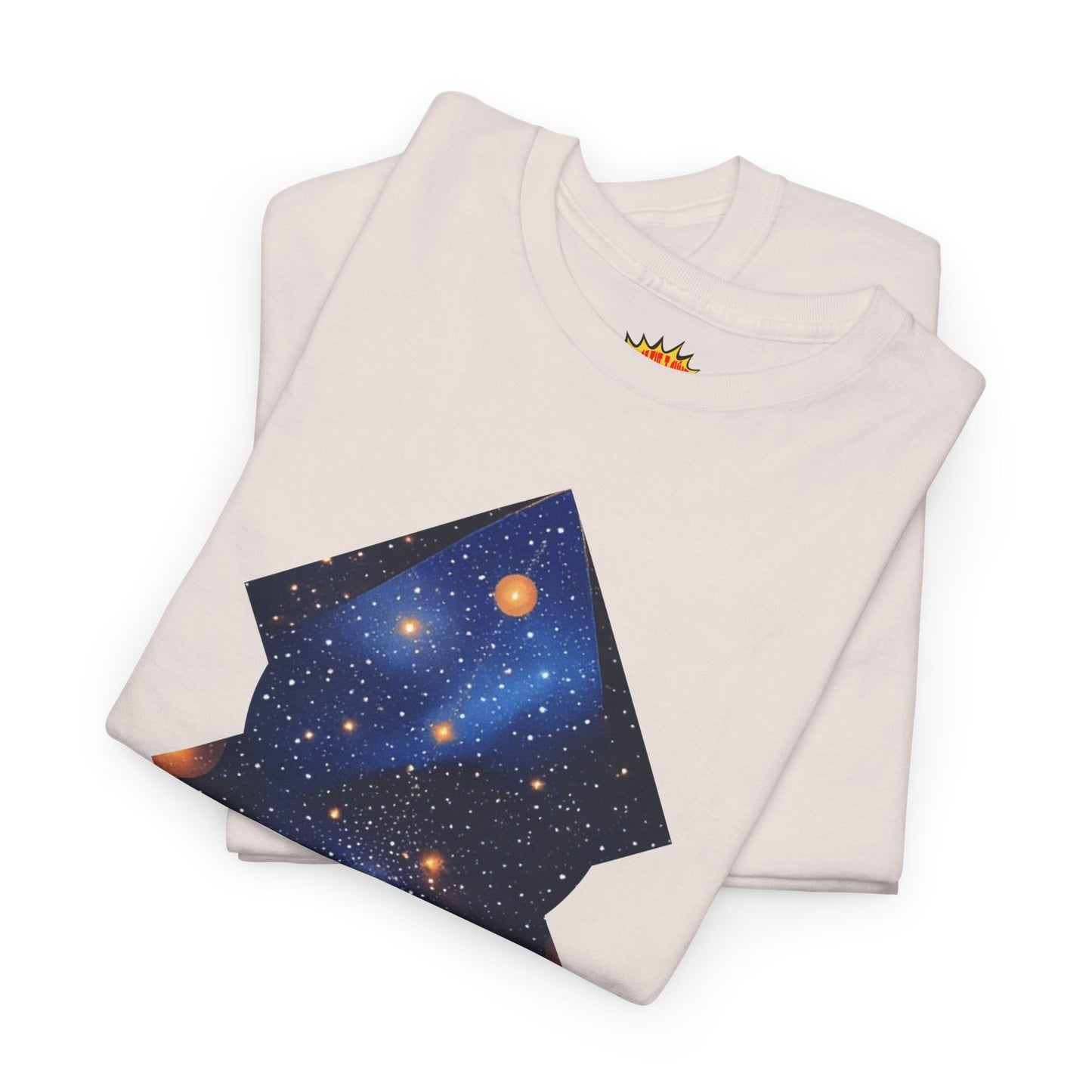Geometric Shaped Galaxy Graphic Space Art Tee Shirt *Multiple Colors*