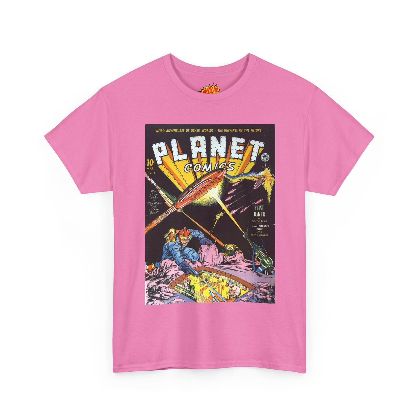 Planet Comics #3 - Heavy Cotton Tee *Light Colors*