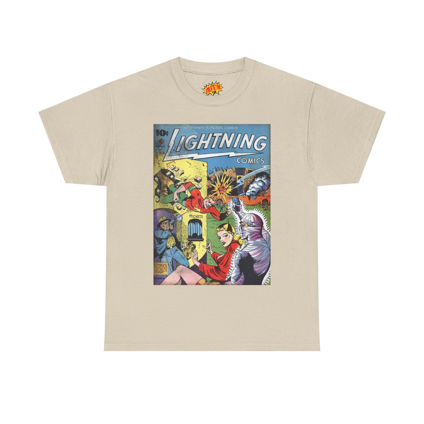 Lightning Comics February Comic Tee Shirt *Multiple Colors*