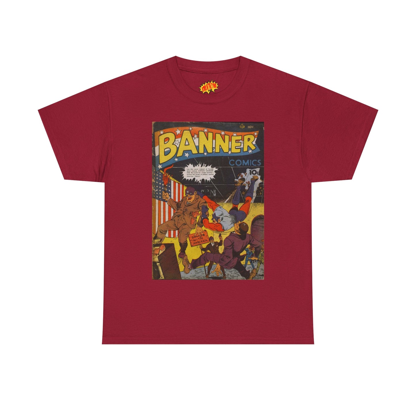 Banner Nov. Comic Tee Shirt *Multiple Colors*