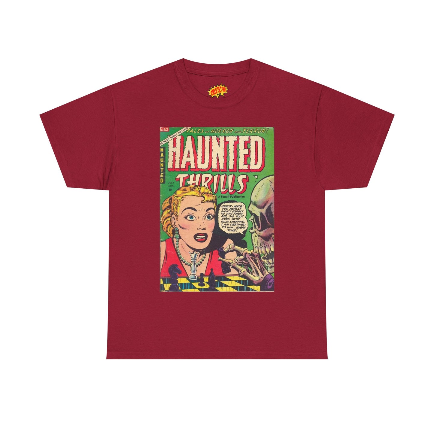Haunted Thrills July - August Comic Tee Shirt *Multiple Colors*