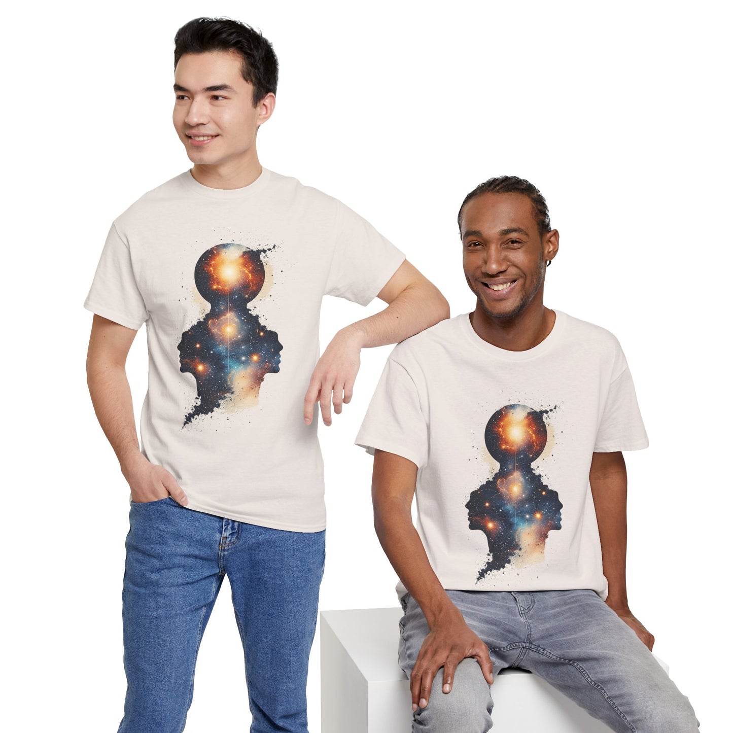 Multiple Galaxy Nebula Art Graphic Tee Shirt *Multiple Colors*