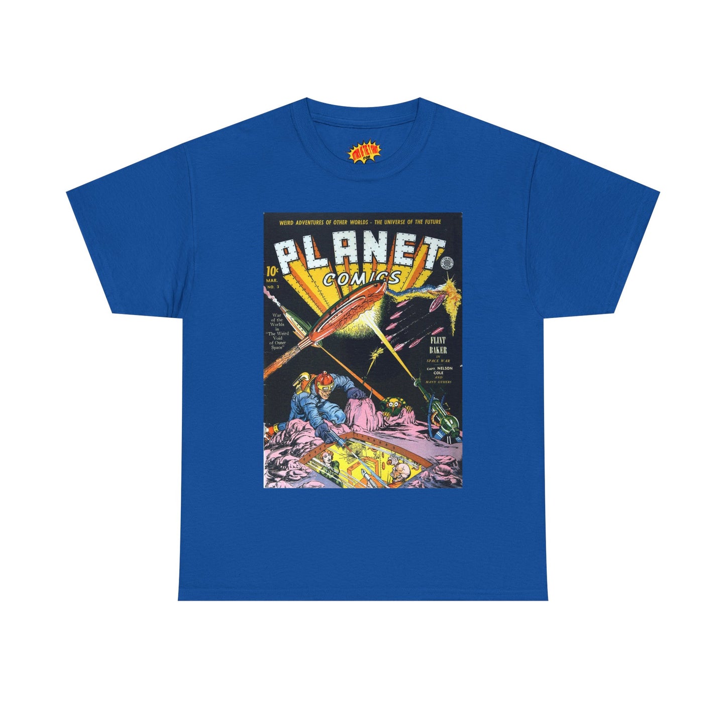 Planet Comics #3 - Heavy Cotton Tee *Dark Colors*