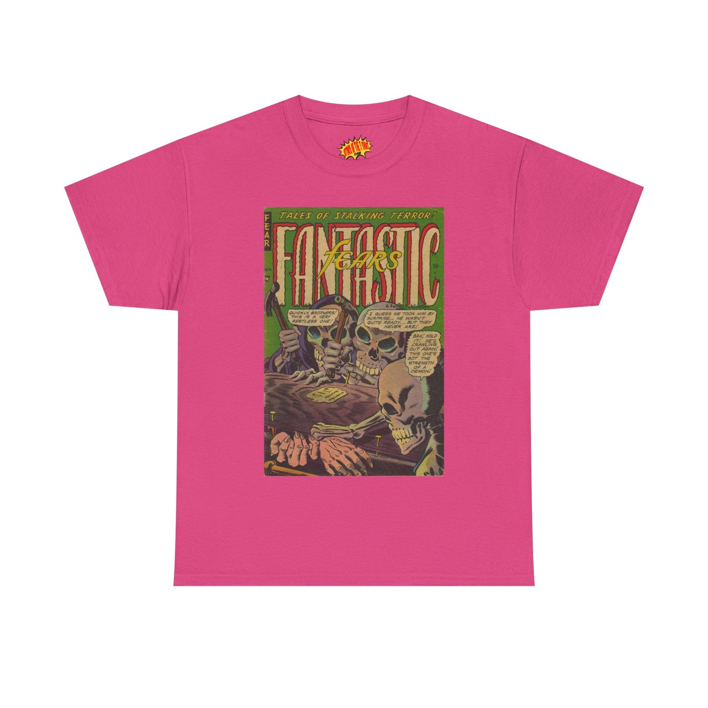 Fantastic Fears January Comic Tee Shirt *Multiple Colors*