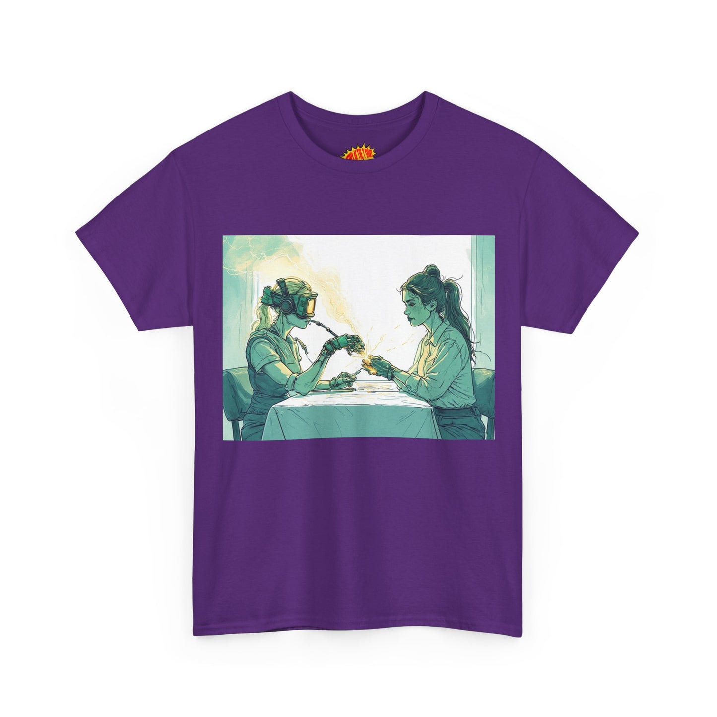 Robot Hands Manicure Scene T-Shirt *Multiple Colors*