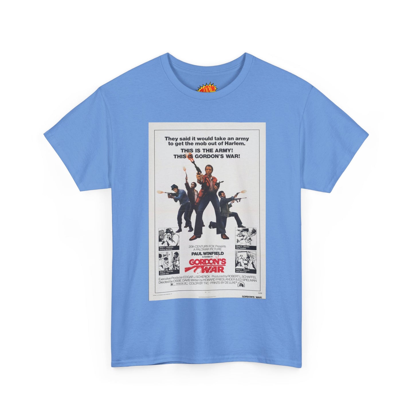 Gordon's War Movie Poster T-Shirt *Multiple Colors*
