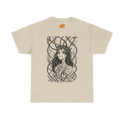 Thorny Vine Dryad Woman Fantasy Nature T-Shirt