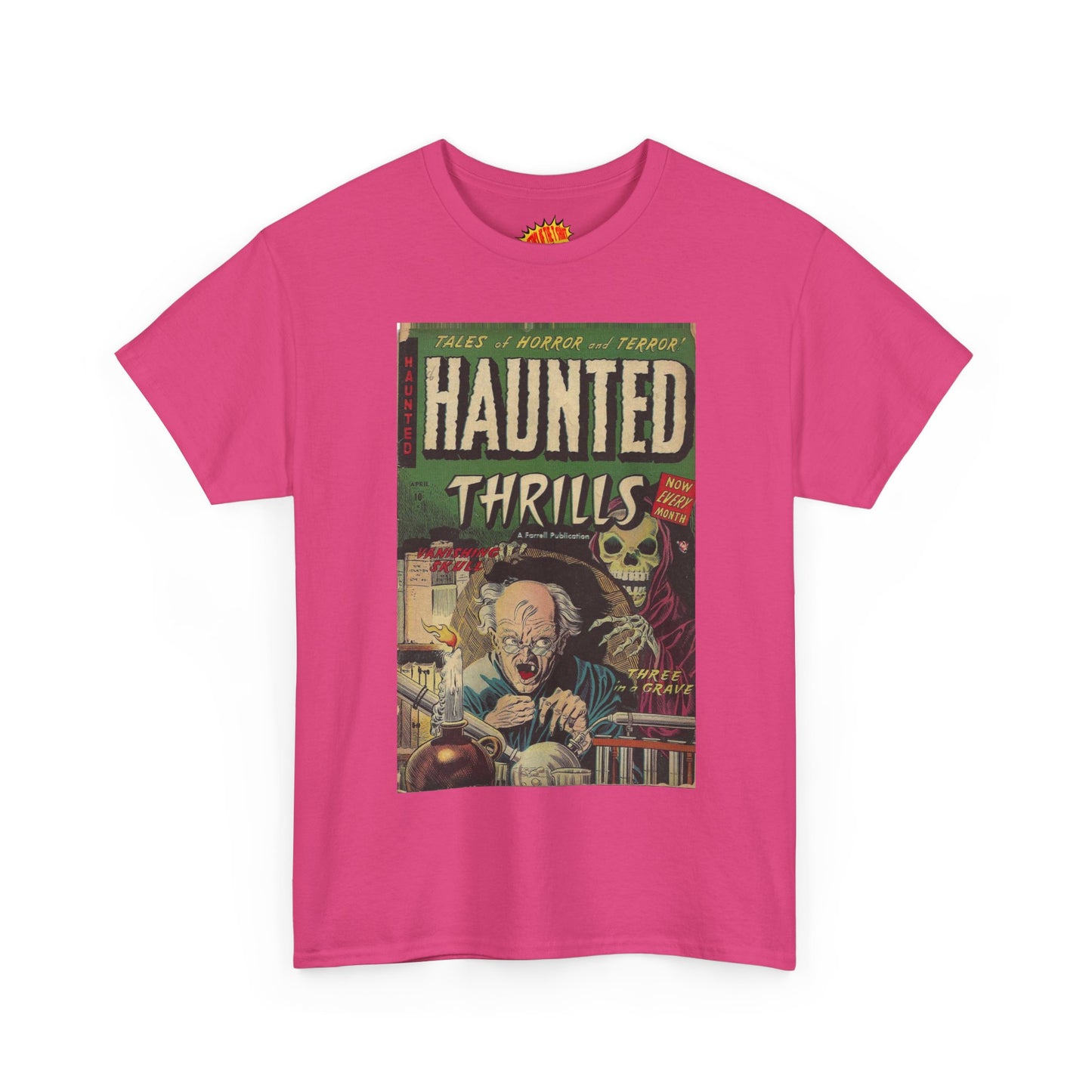 Haunted Thrills April Comic Tee Shirt *Multiple Colors*