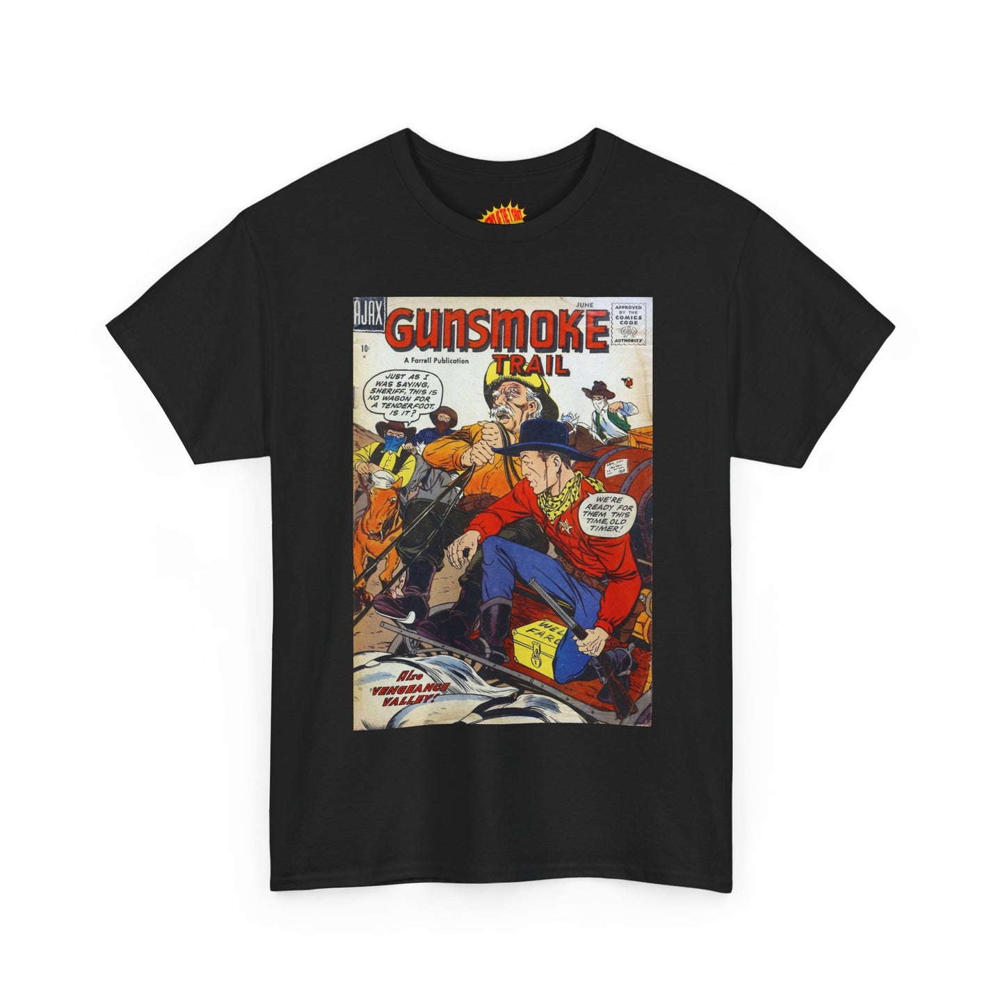 Gunsmoke Trail June Comic Tee Shirt *Multiple Colors*