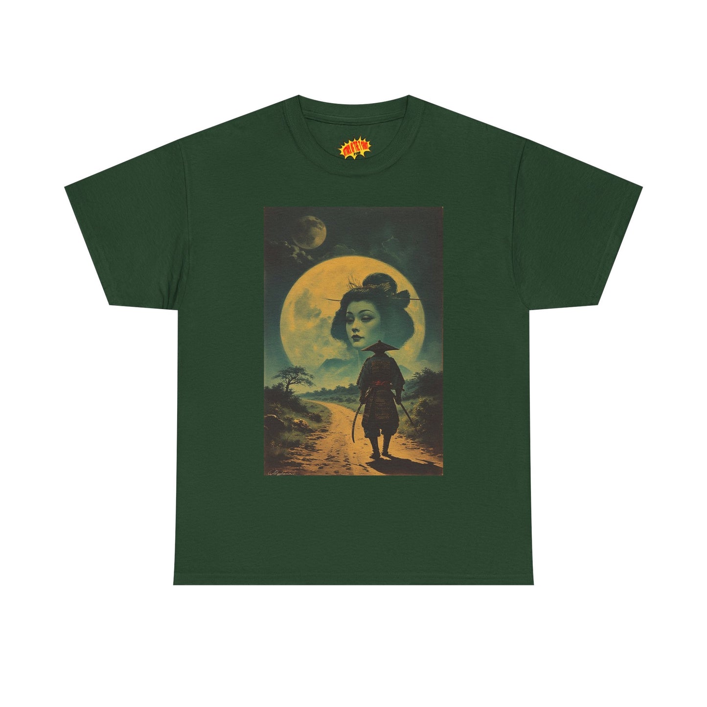 Samurai w/Double Moon Woman T-Shirt *Multiple Colors*