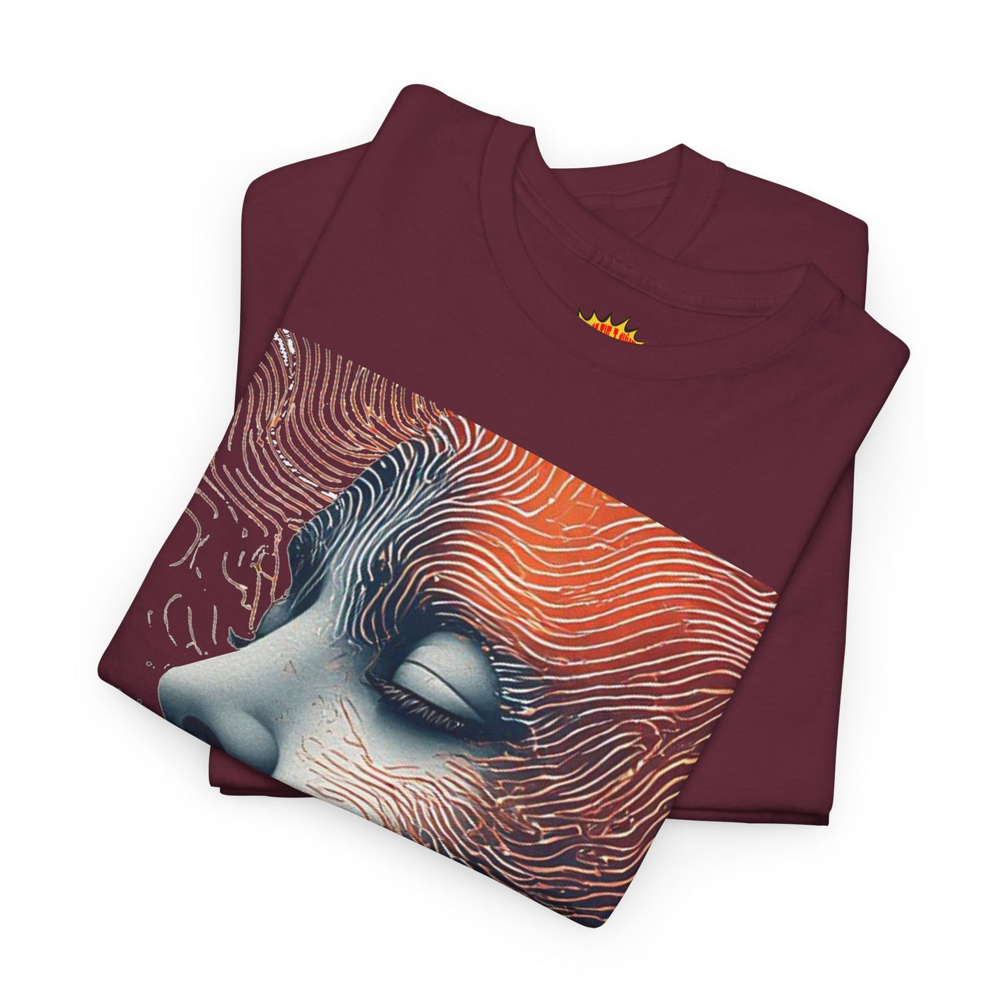Graphic Art Face Tee Shirt *Multiple Colors*
