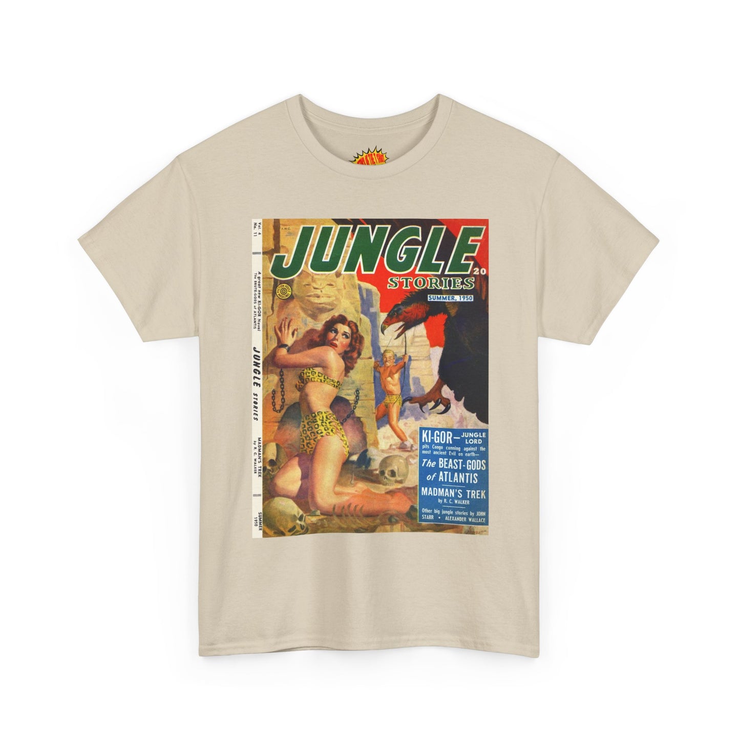 Jungle Stories Summer 1950 Comic Tee Shirt *Multiple Colors*