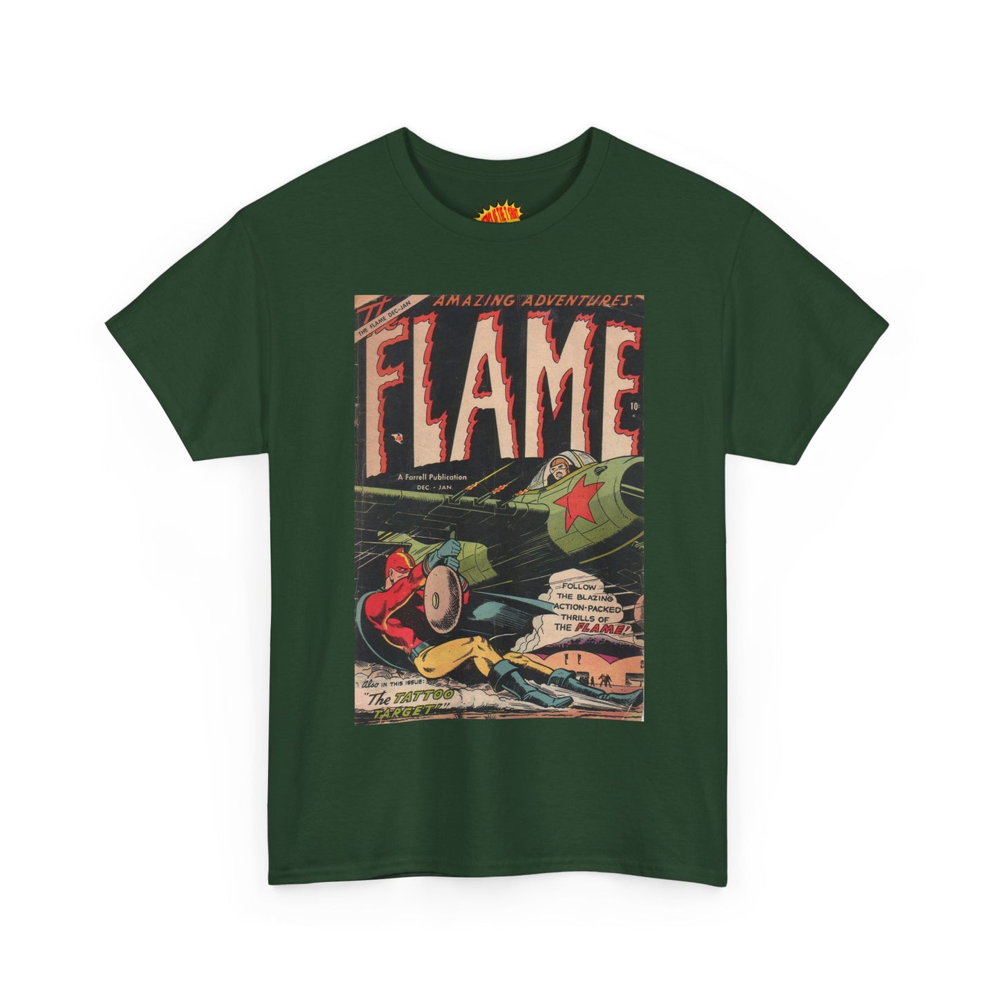 The Flame December - January Comic Tee Shirt *Multiple Colors*