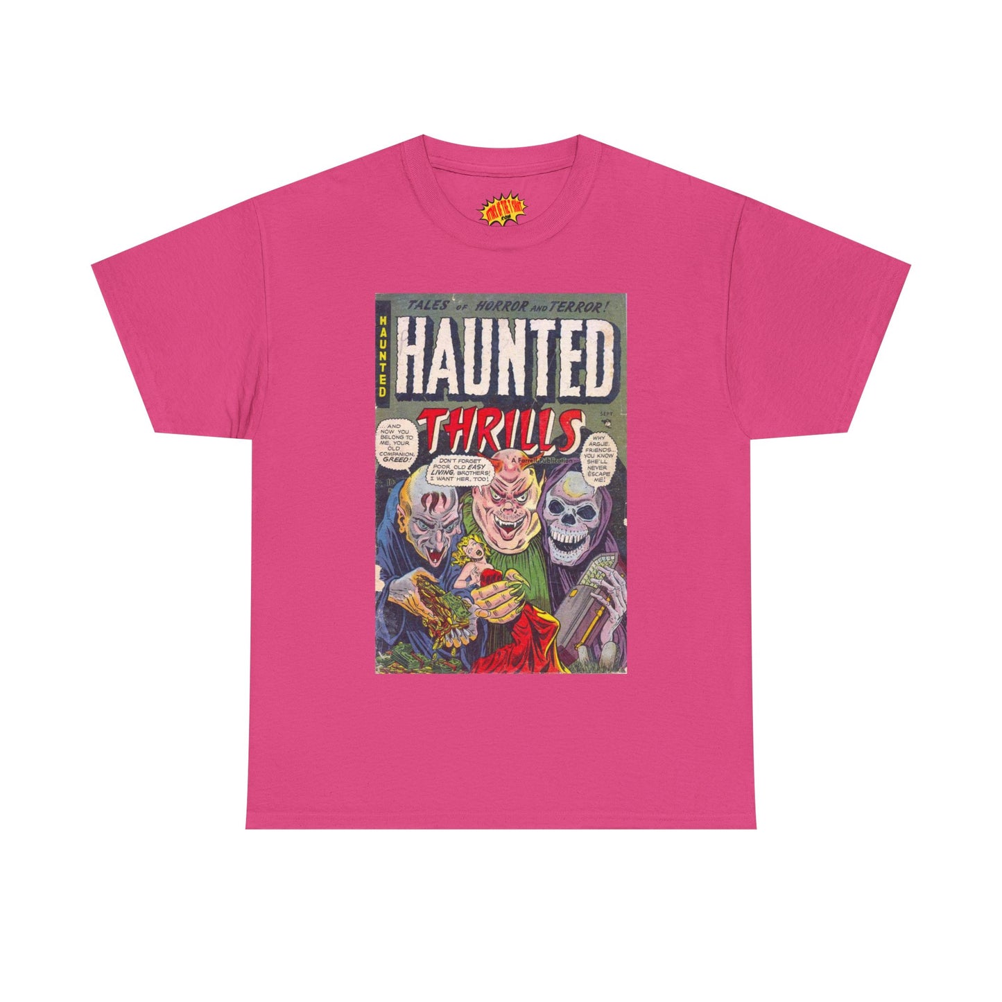 Haunted Thrills September Comic Tee Shirt *Multiple Colors*