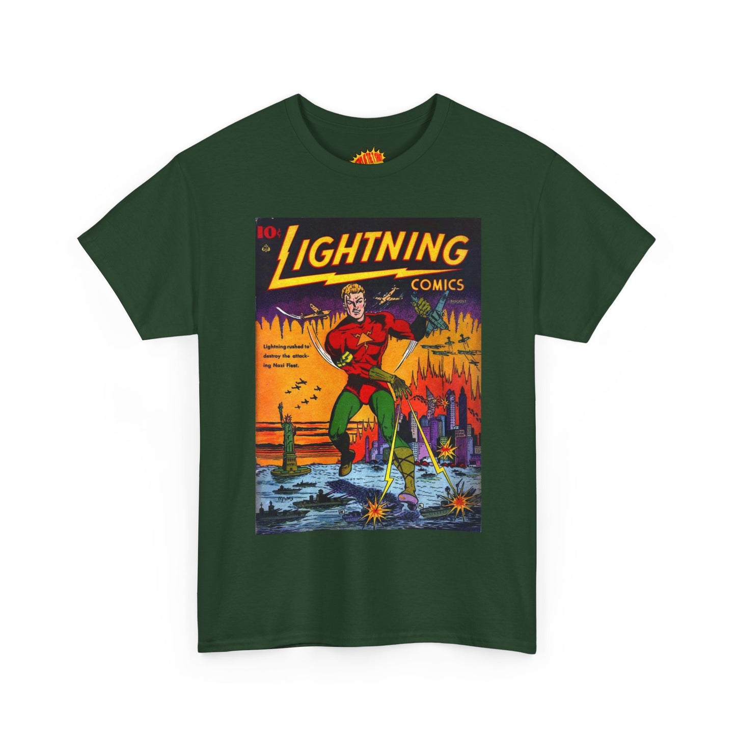 Lightning Comics August Comic Tee Shirt *Multiple Colors*