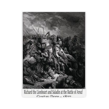 Richard the Lionheart and Saladin at the Battle of Arsuf - Gustav Dore, 1877