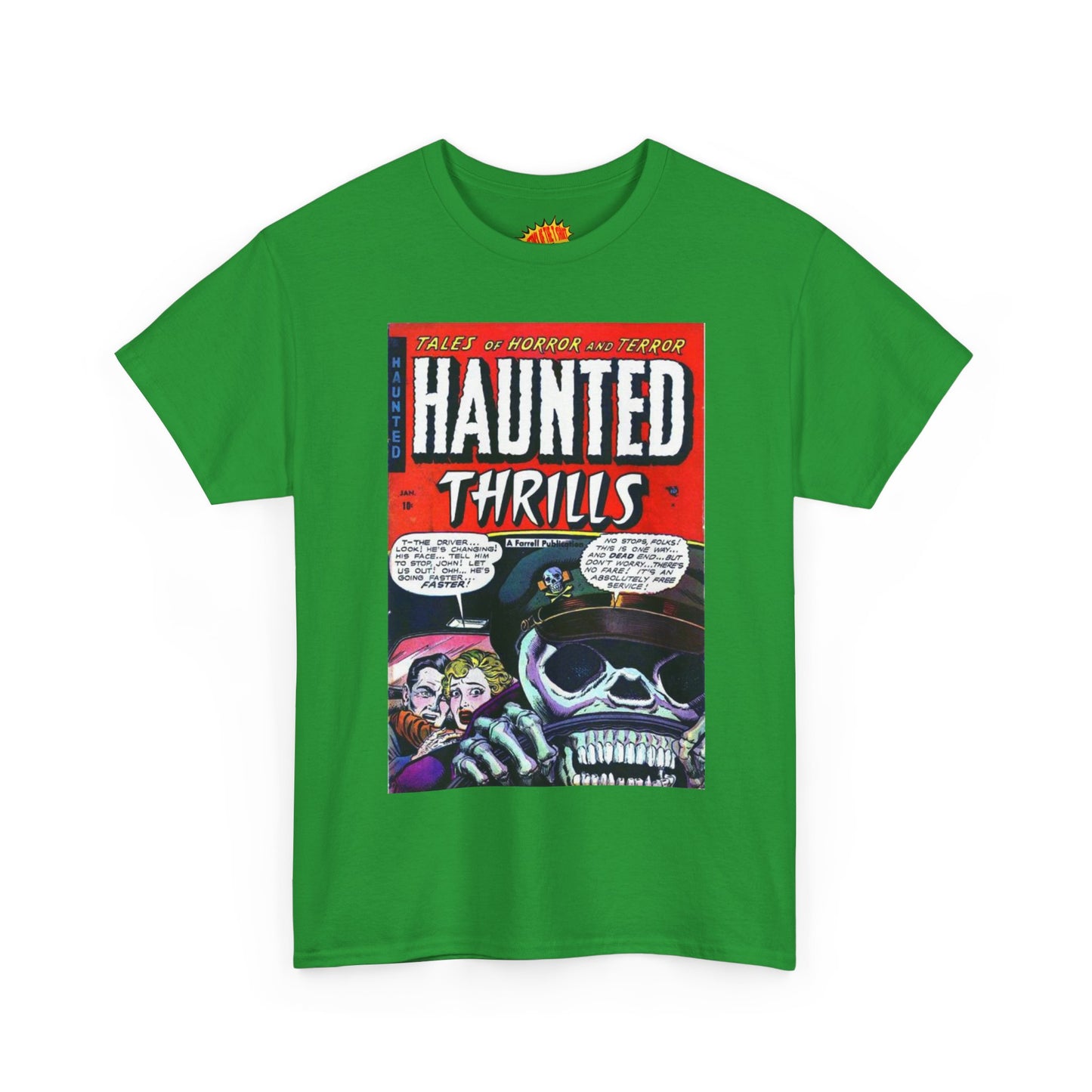 Haunted Thrills January Comic Tee Shirt *Multiple Colors*