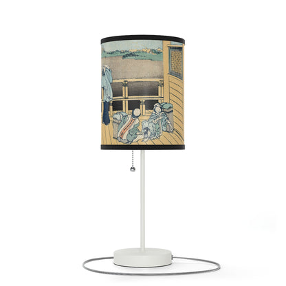 The Sazai Hall by Hokusai Japanese Lamp