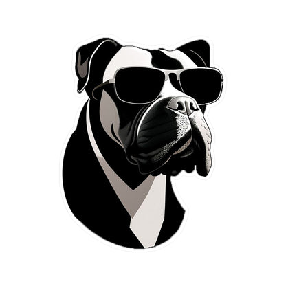Dog with Sunglasses Durable Vinyl Decal Sticker