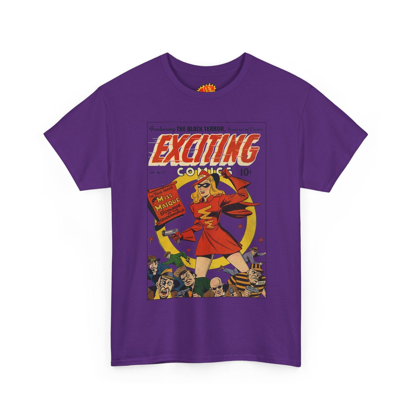Exciting Comics #53 - Heavy Cotton Tee *Many Sizes and Colors Available*