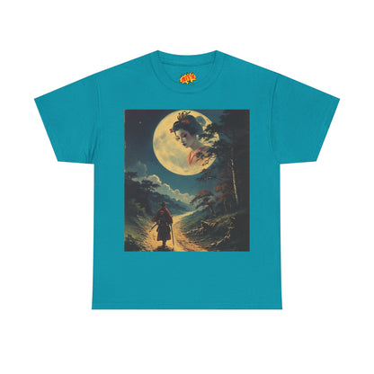 Travelling Samurai w/Full Moon Geisha T-Shirt