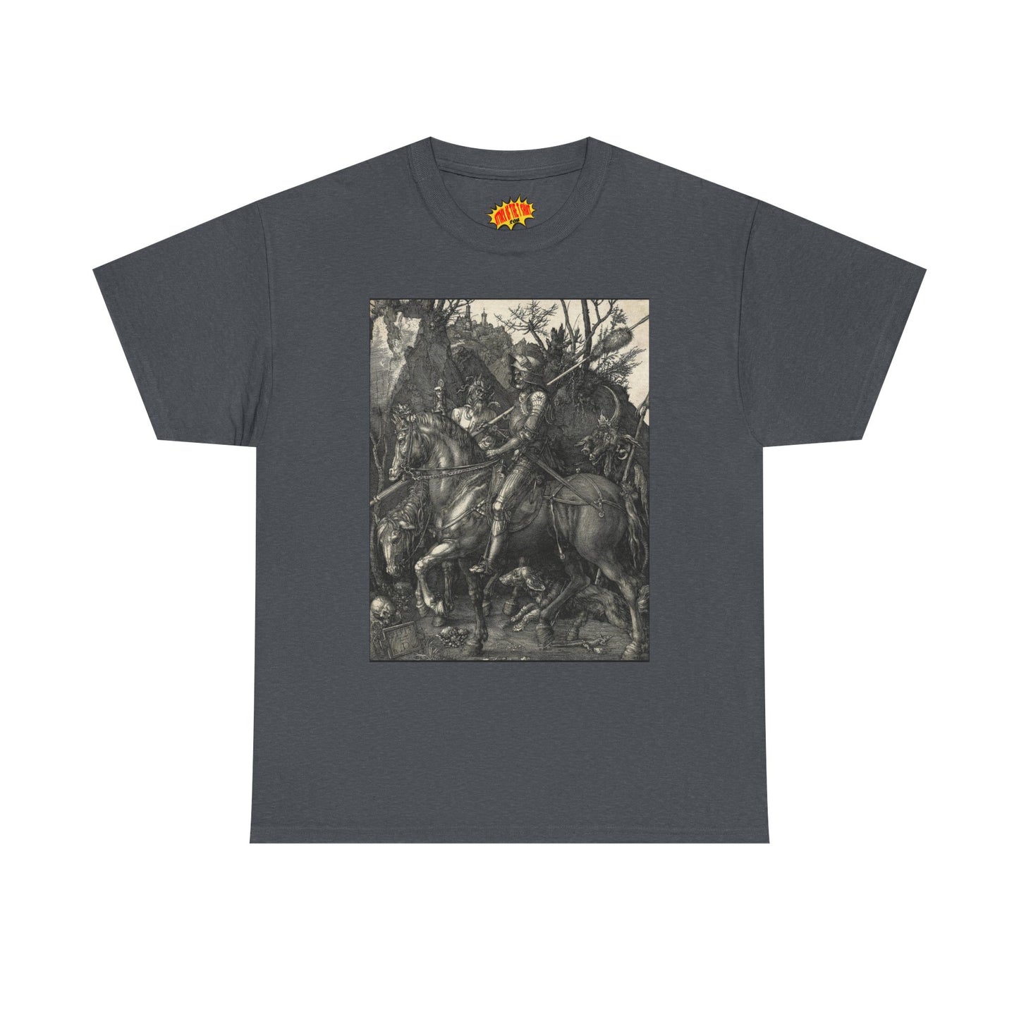 Knight. Death and the Devil - Albrecht Durer. Heavy Cotton Tee Many Colors/Sizes