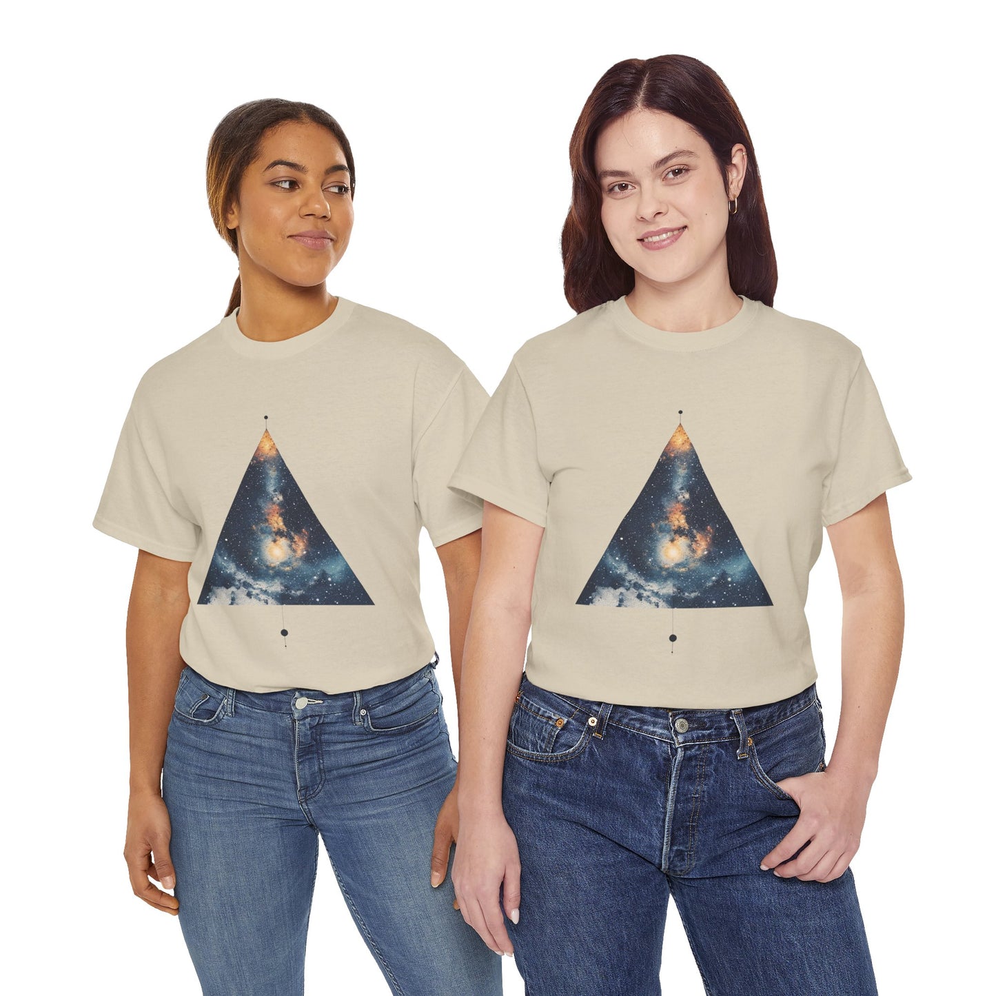 Triangle Nebula Graphic Space Art Tee Shirt *Multiple Colors*