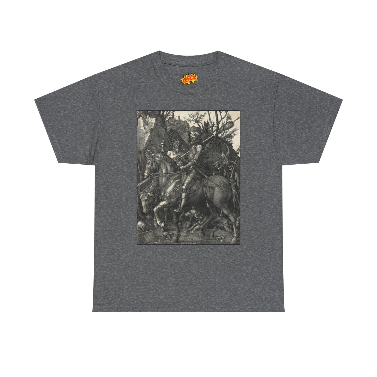Knight. Death and the Devil - Albrecht Durer. Heavy Cotton Tee Many Colors/Sizes