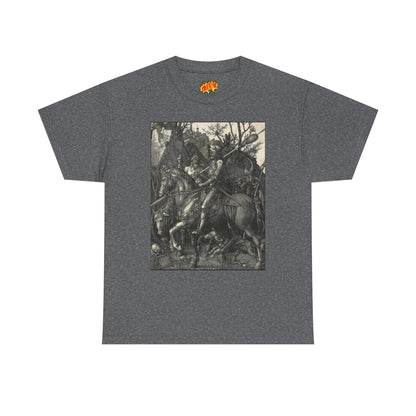 Knight. Death and the Devil - Albrecht Durer. Heavy Cotton Tee Many Colors/Sizes