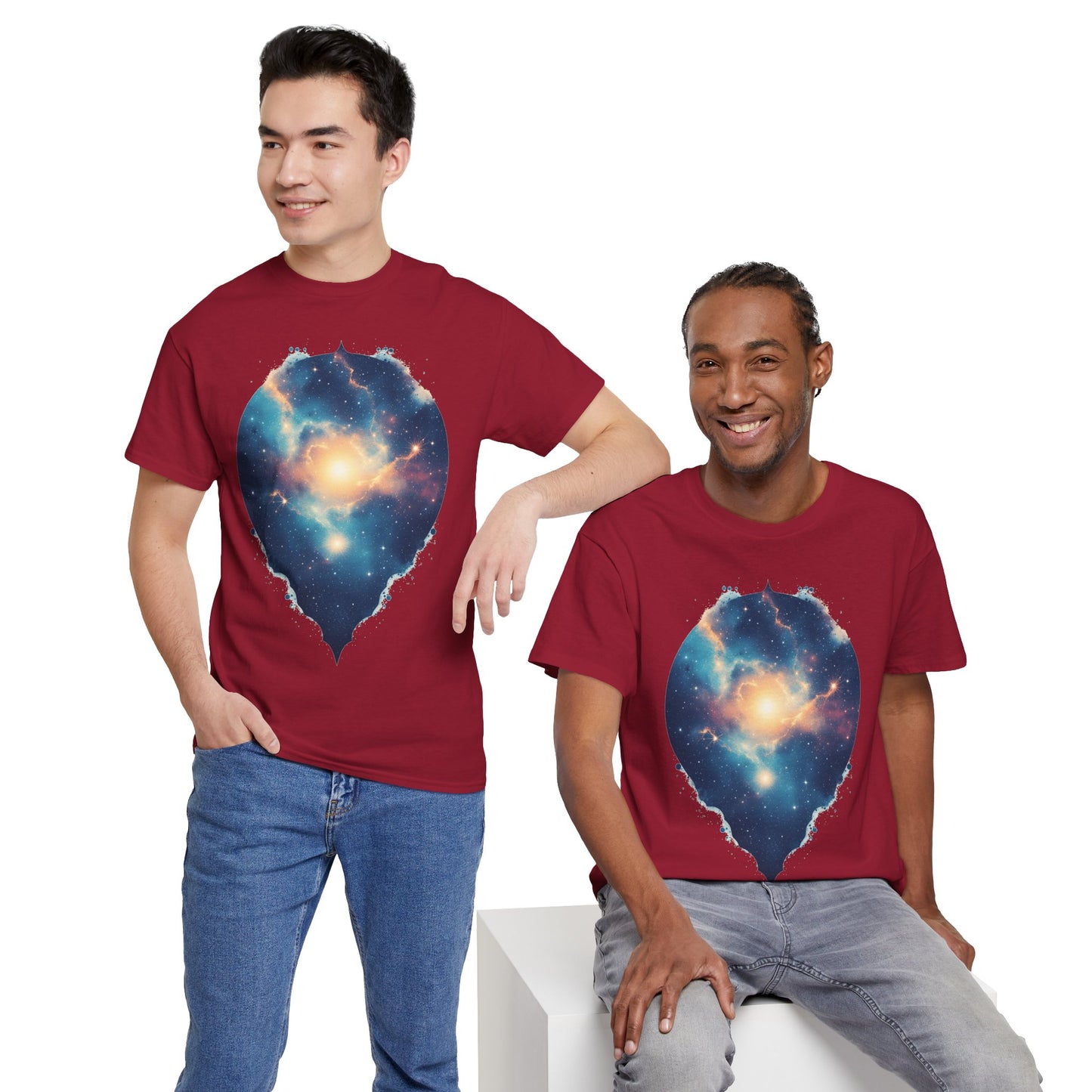 Nebula Graphic Space Art Tee Shirt *Multiple Colors*