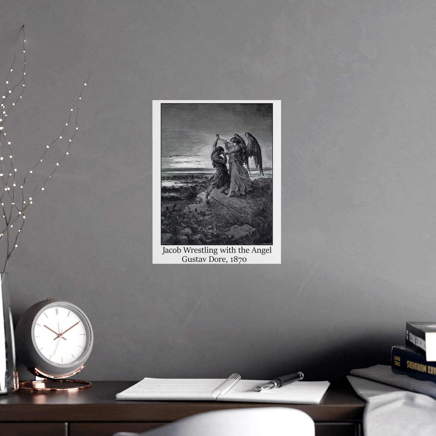 Jacob Wrestling with the Angel - Gustav Dore, 1870