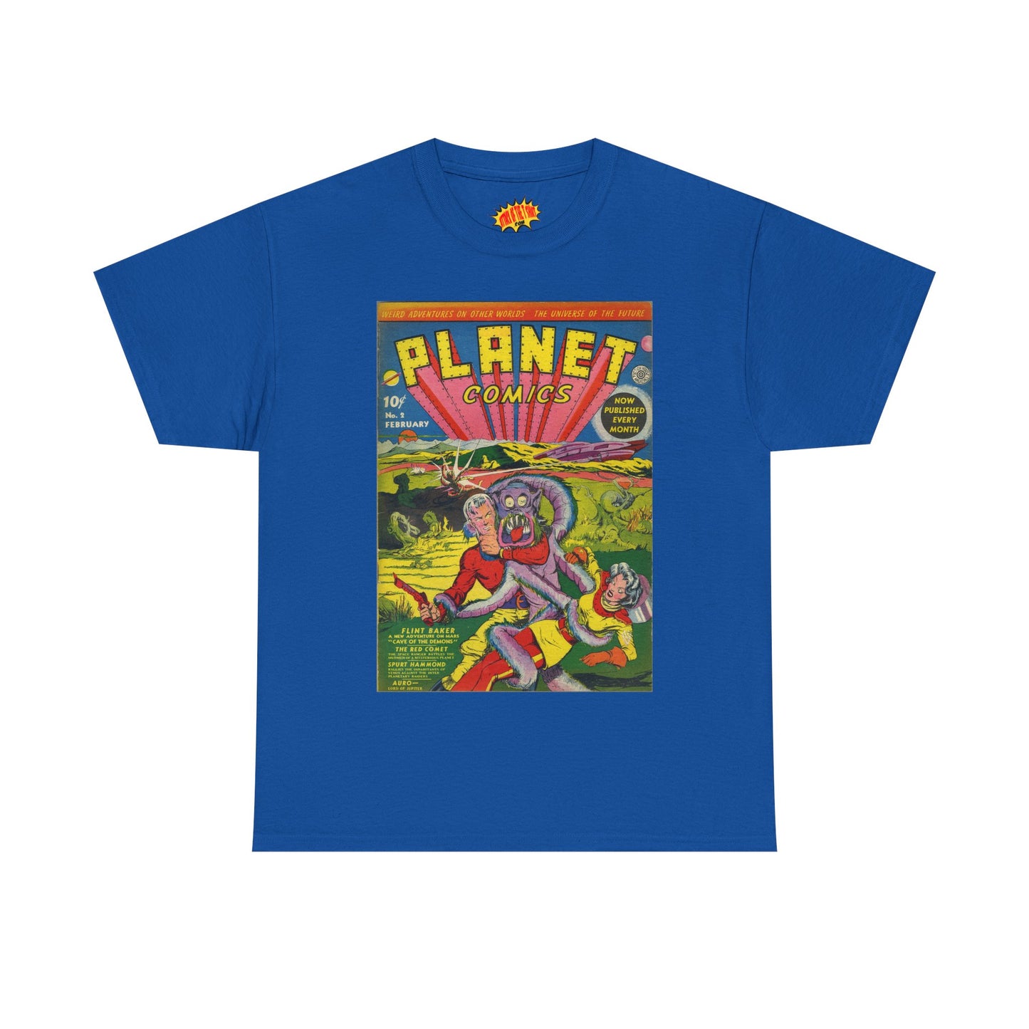 Planet Comics #2 - Heavy Cotton Tee *Dark Colors*