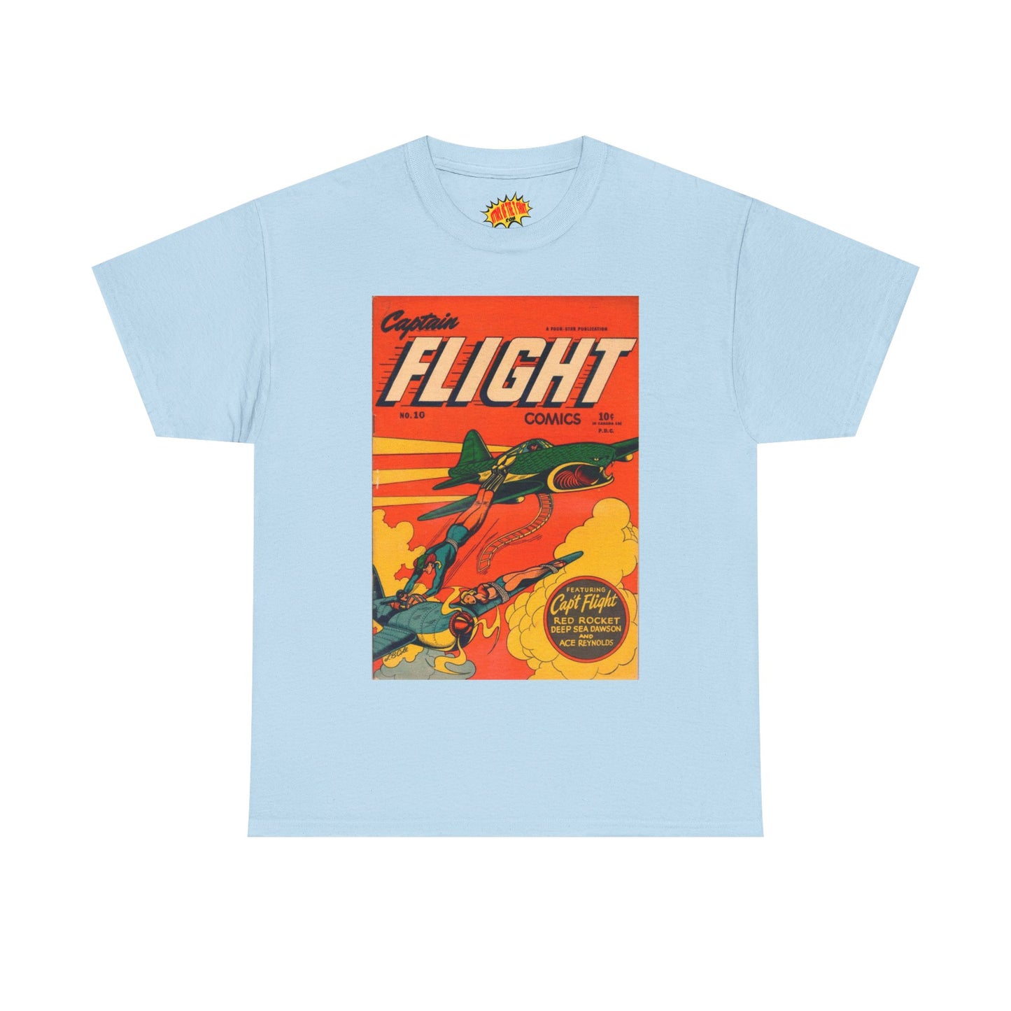 Captain Flight No. 10 Comic Tee Shirt *Multiple Colors*