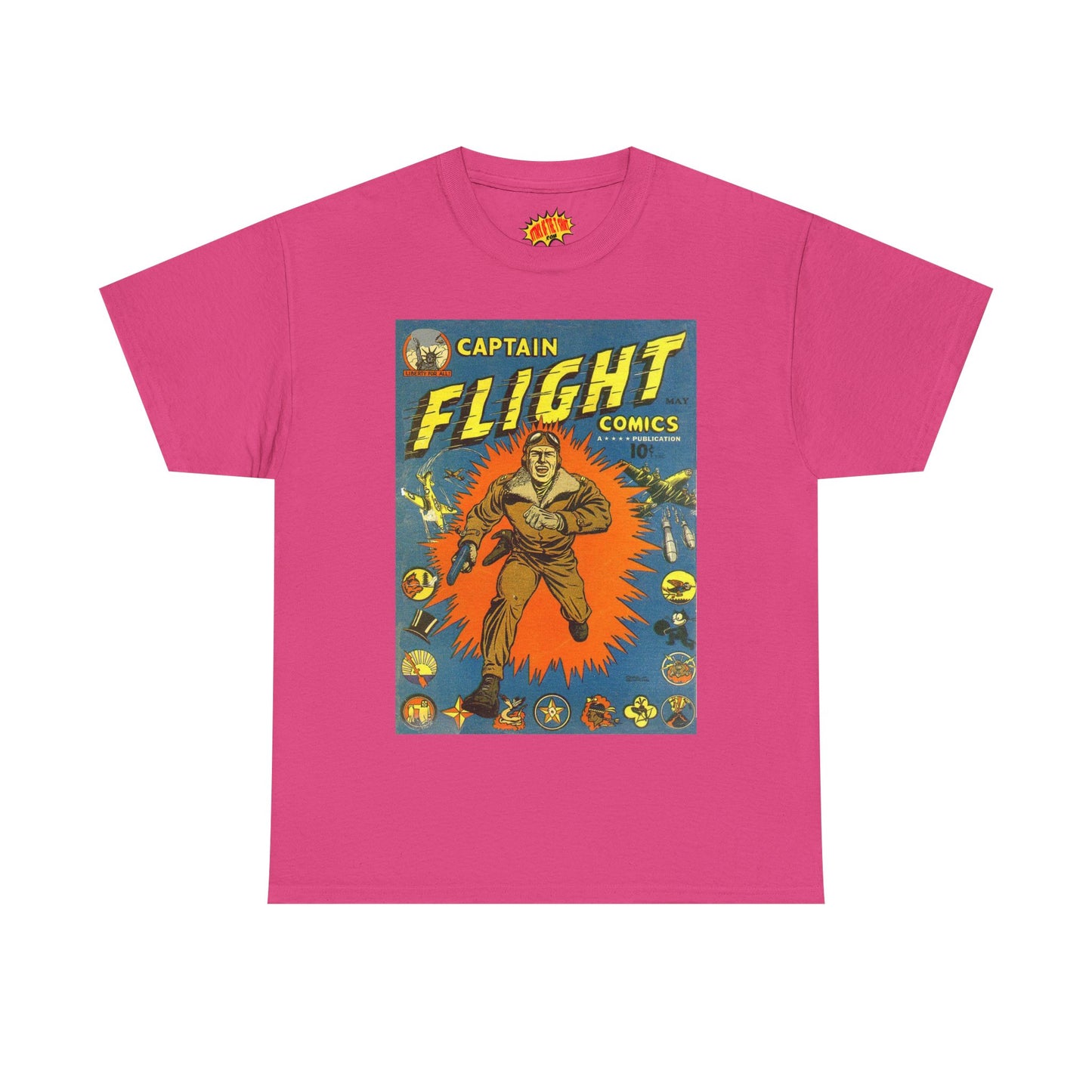 Captain Flight May Comic Tee Shirt *Multiple Colors*