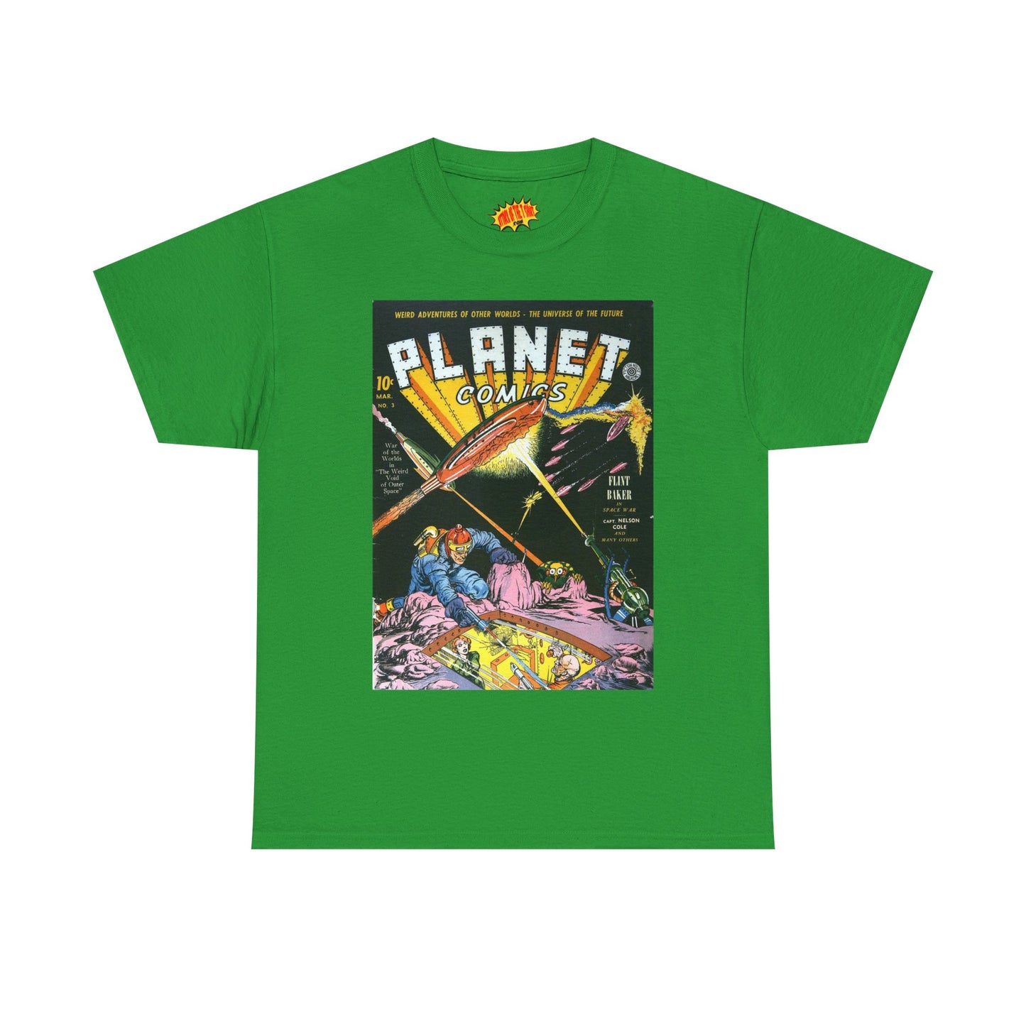 Planet Comics #3 - Heavy Cotton Tee *Dark Colors*