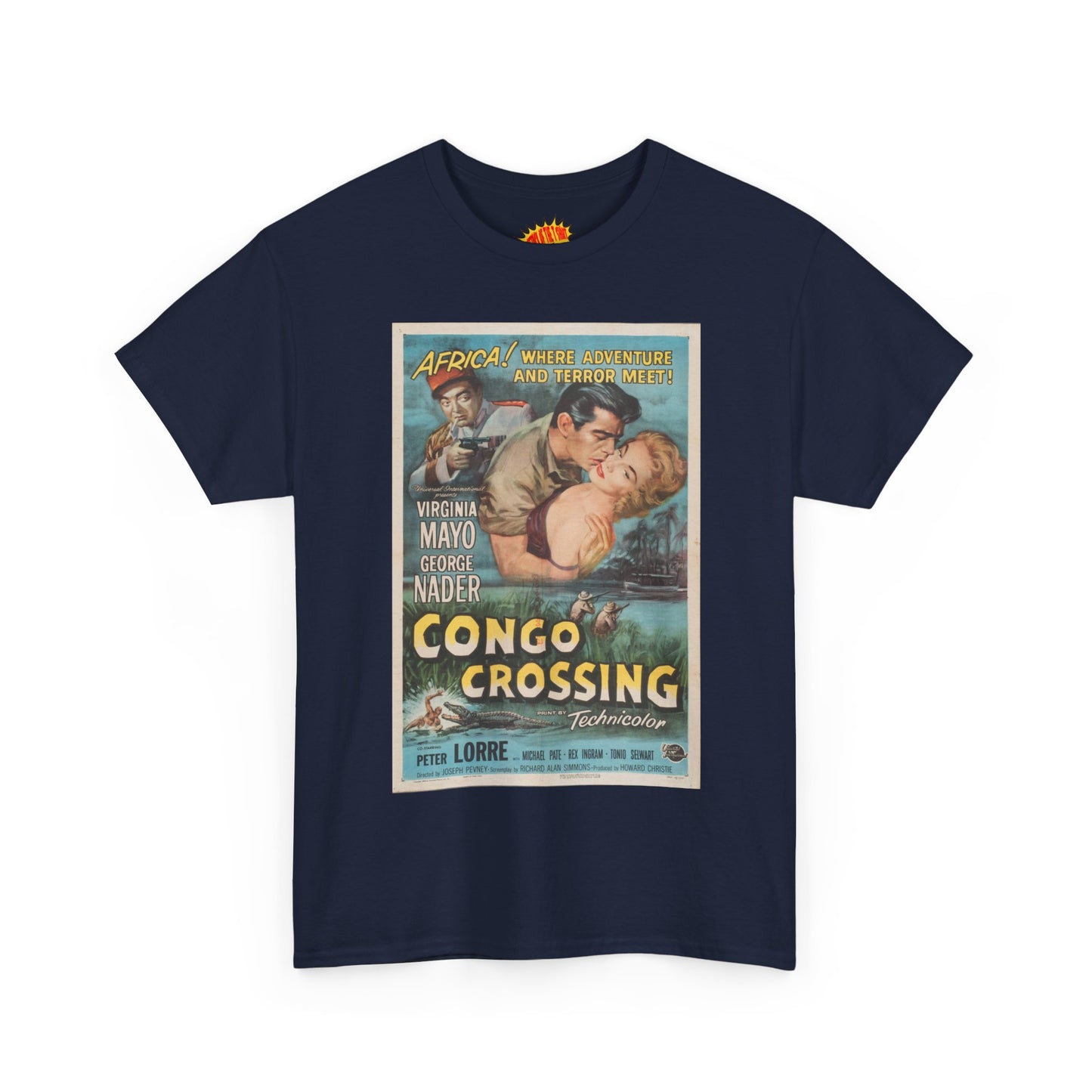 Congo Crossing Movie Poster T-Shirt *Multiple Colors*