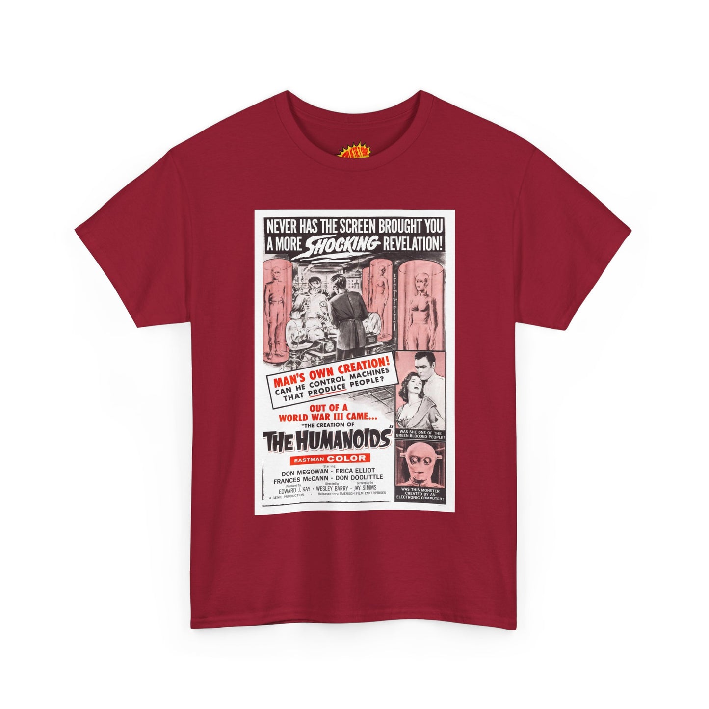 The Creation of the Humanoids Movie Poster T-Shirt *Multiple Colors*