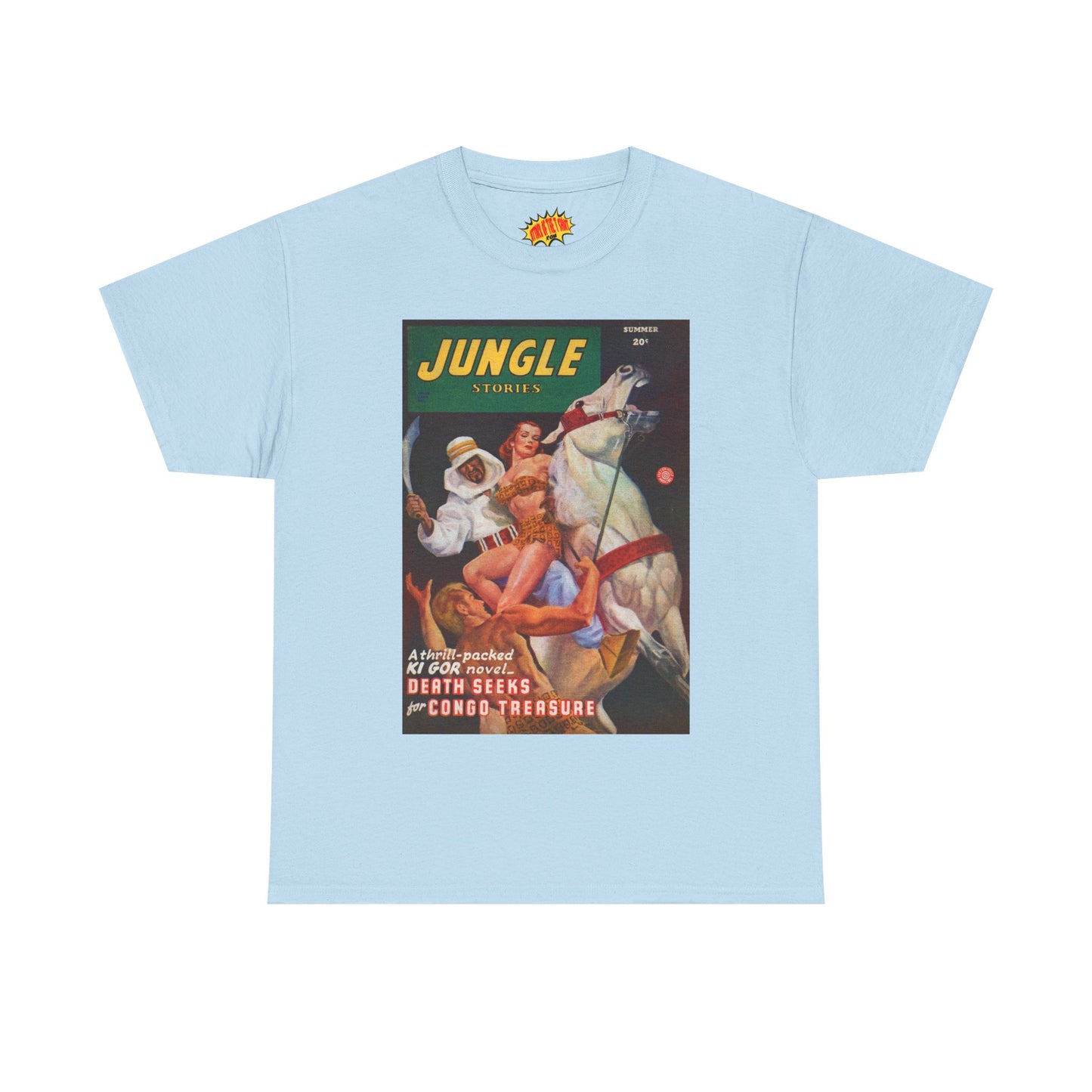 Jungle Stories Summer Comic Tee Shirt *Multiple Colors*