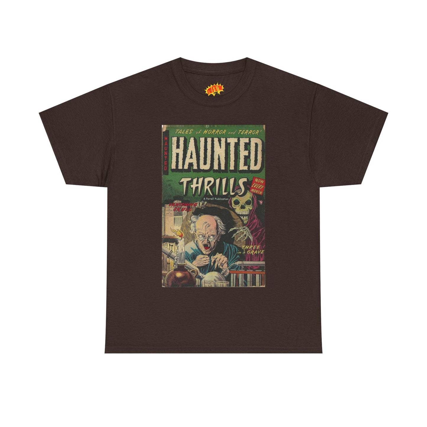 Haunted Thrills April Comic Tee Shirt *Multiple Colors*