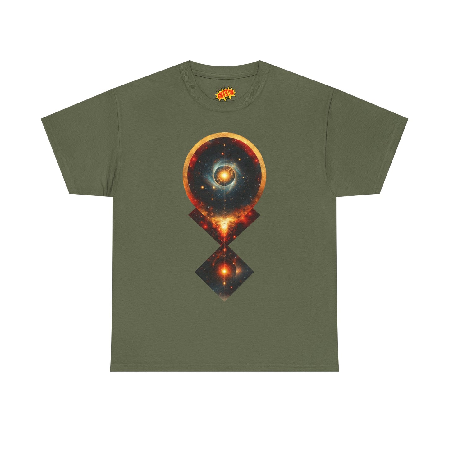 Geometric Space Nebula Graphic Art Tee Shirt *Multiple Colors*