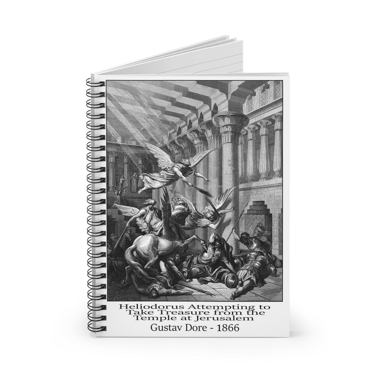 Warrior Angel Notebook - Gustav Dore