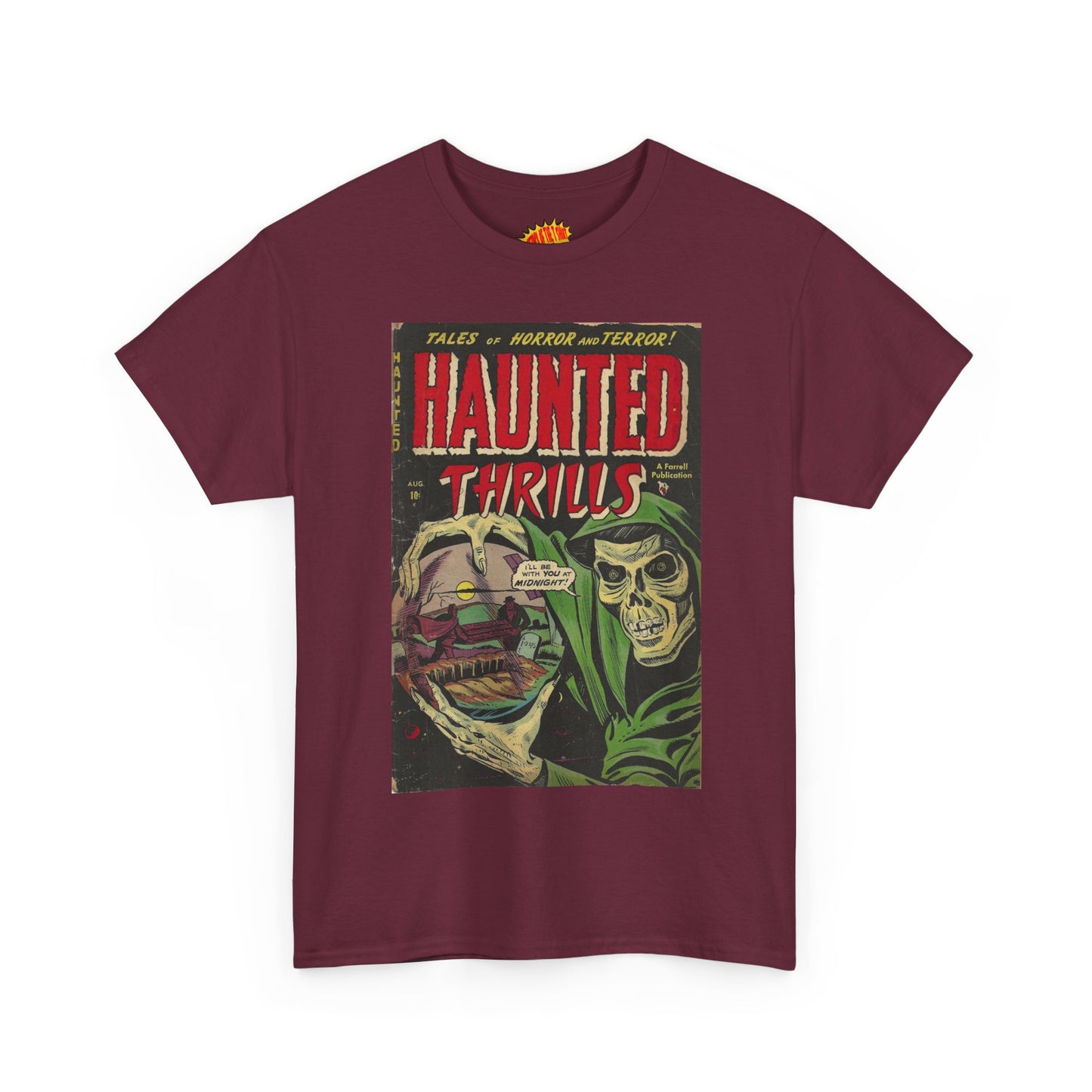 Haunted Thrills August Comic Tee Shirt *Multiple Colors*