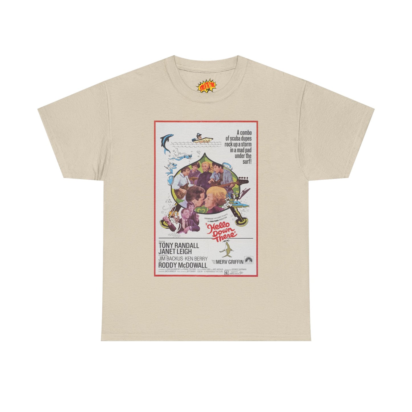 Hello Down There Movie Poster T-Shirt *Multiple Colors*